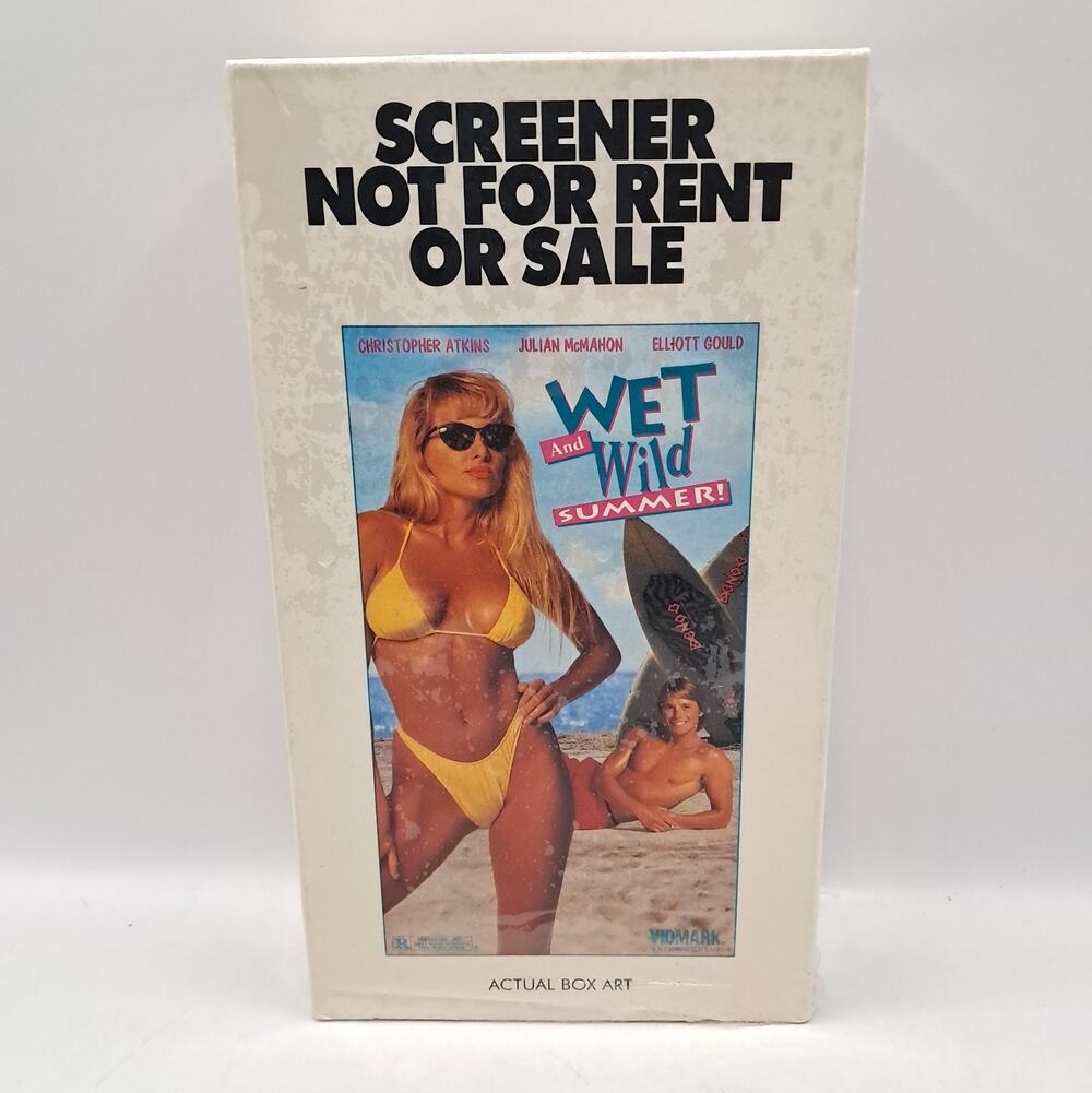 Wet And Wild Summer (VHS, 1992) PROMO SCREENER Christopher Atkins, Elliott Gould